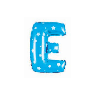 Letter And Number Series-Letter and number foil balloon StarSmallLetterE