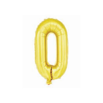 Letter And Number Series-Letter and number foil balloon AmericanSmallLetterO