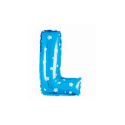 Letter And Number Series-Letter and number foil balloon StarSmallLetterL
