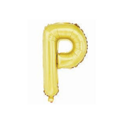 Letter And Number Series-Letter and number foil balloon AmericanSmallLetterP