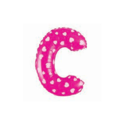 Letter And Number Series-Letter and number foil balloon CardioidSmallLetterC