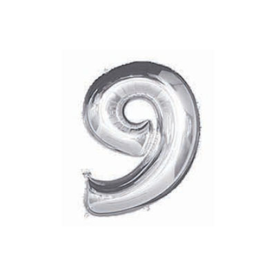 Letter And Number Series-Letter and number foil balloon Oldmodelnumber9