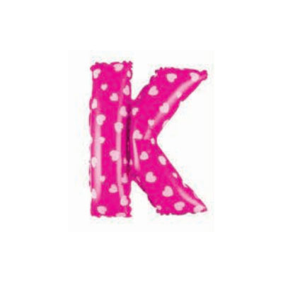Letter And Number Series-Letter and number foil balloon CardioidSmallLetterK