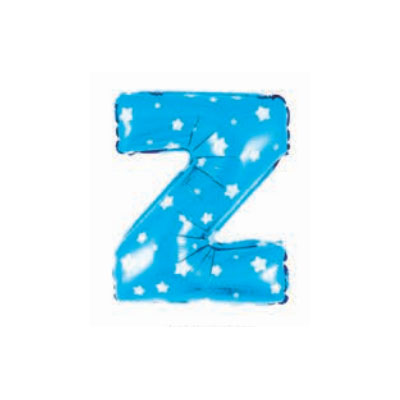 Letter And Number Series-Letter and number foil balloon StarSmallLetterz