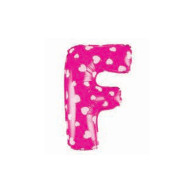 Letter And Number Series-Letter and number foil balloon CardioidSmallLetterF