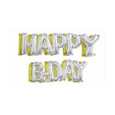 Letter And Number Series-Letter and number foil balloon Conjoinedhappybday