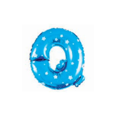 Letter And Number Series-Letter and number foil balloon StarSmallLetterq