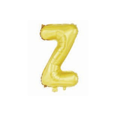 Letter And Number Series-Letter and number foil balloon AmericanSmallLetterZ