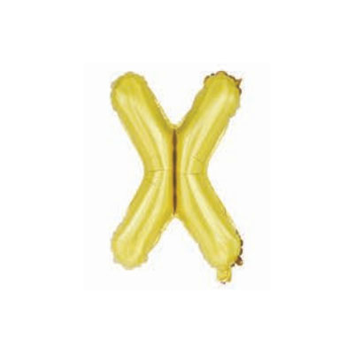 Letter And Number Series-Letter and number foil balloon AmericanSmallLetterX