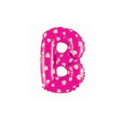 Letter And Number Series-Letter and number foil balloon CardioidSmallLetterB