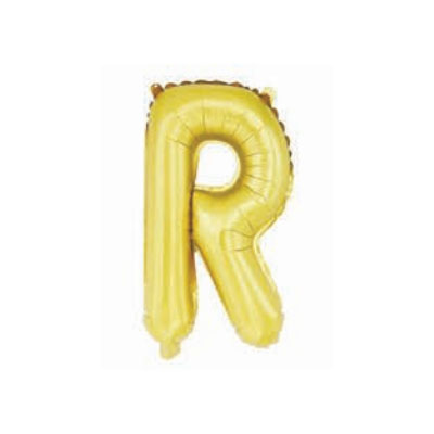 Letter And Number Series-Letter and number foil balloon AmericanSmallLetterR