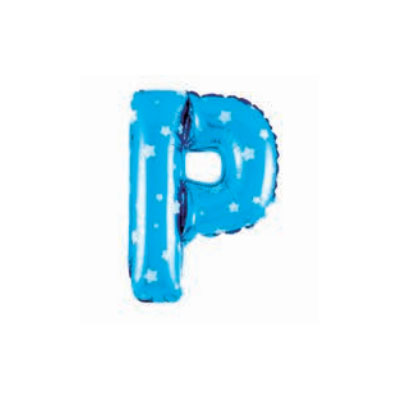 Letter And Number Series-Letter and number foil balloon StarSmallLetterp