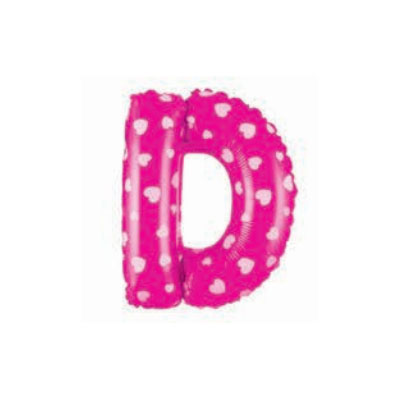 Letter And Number Series-Letter and number foil balloon CardioidSmallLetterD
