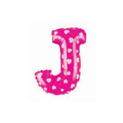 Letter And Number Series-Letter and number foil balloon CardioidSmallLetterJ