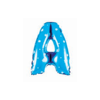 Letter And Number Series-Letter and number foil balloon StarSmallLetterA
