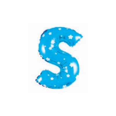Letter And Number Series-Letter and number foil balloon StarSmallLetters