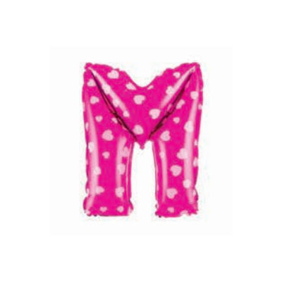 Letter And Number Series-Letter and number foil balloon CardioidSmallLetterM