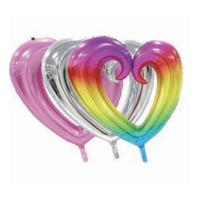 love series-Love foil balloon heart3