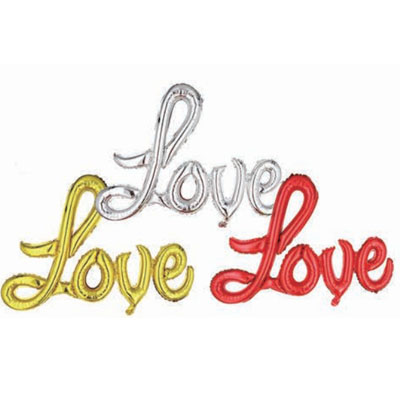 love series-Love foil balloon love3